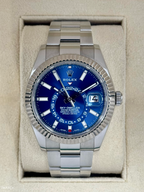 2023 Rolex Sky-Dweller 42mm 326934 Oyster Blue Dial