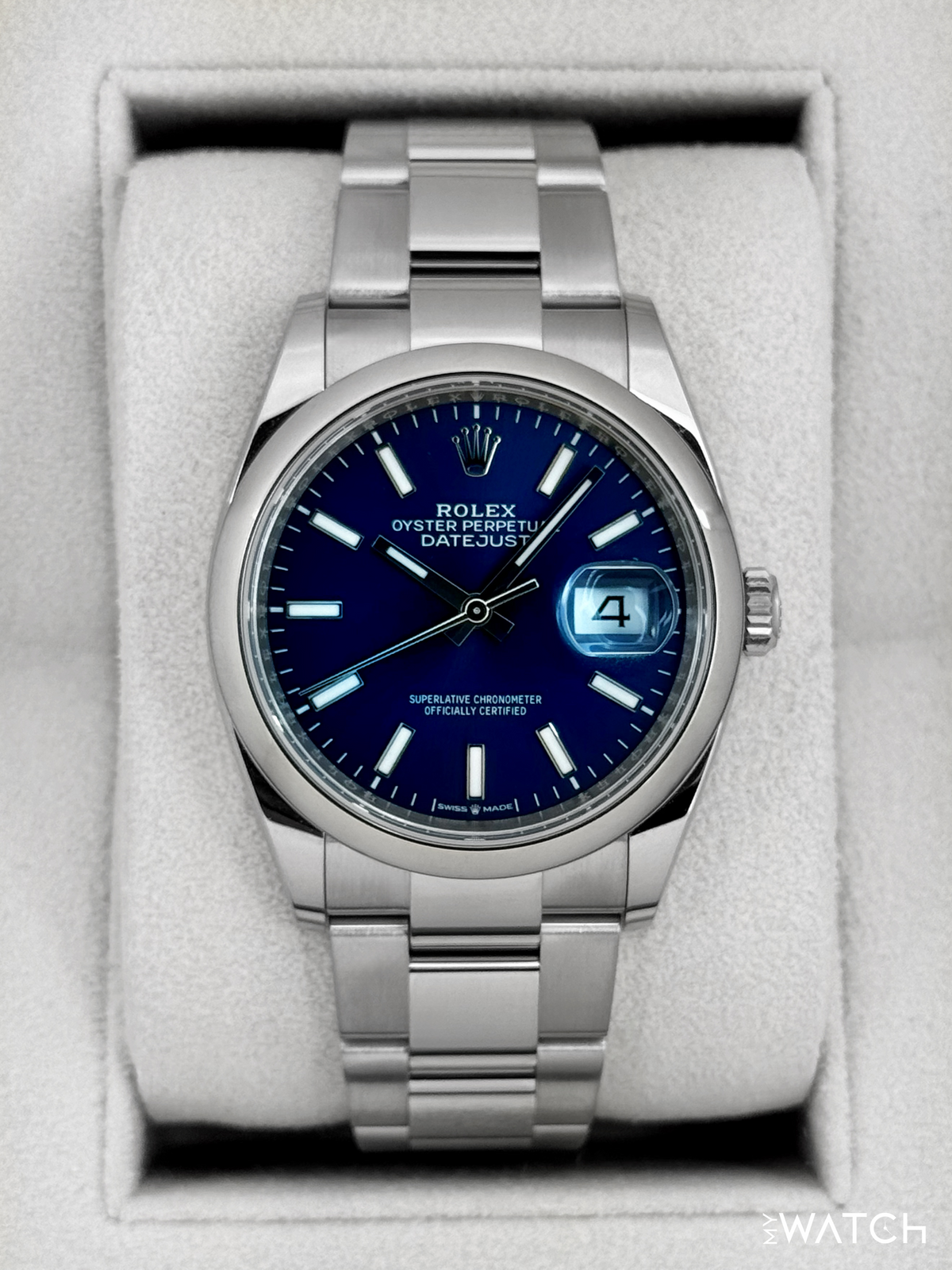 NEW 2025 Rolex Datejust 36mm 126200 Stainless Steel Oyster Blue Dial