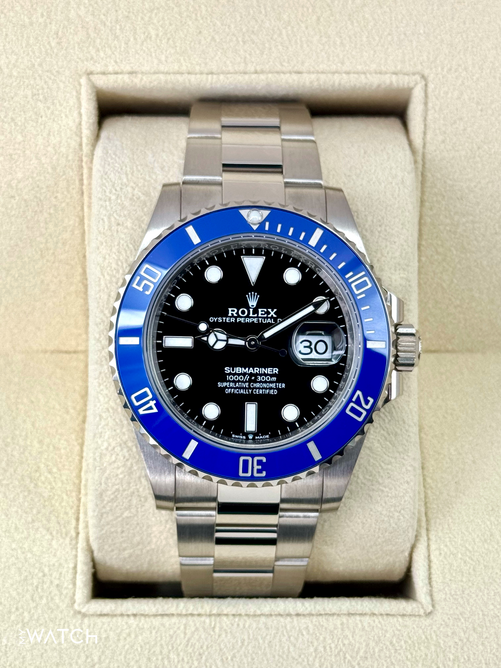 2024 Rolex Submariner “Cookie Monster ” 41mm 126619LB White Gold Black Dial
