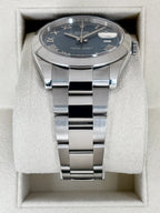 2023 Rolex Datejust 41mm 126300 Stainless Steel Oyster Blue Roman Numeral Dial
