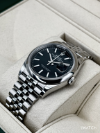 2024 Rolex Datejust 36mm 126200 Stainless Steel Jubilee Black Dial
