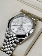 NEW 2025 Rolex Datejust 41mm 126300 Stainless Steel Jubilee Silver Dial