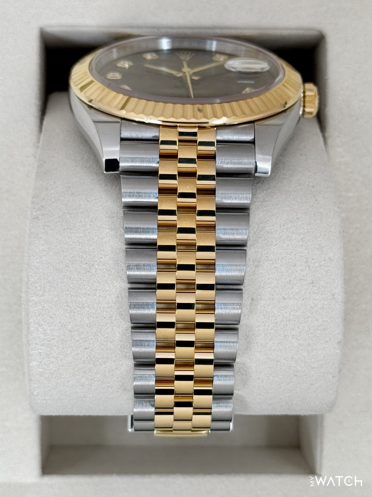 NEW 2025 Rolex Datejust 41mm 126333 Two-Tone Jubilee Black Dial