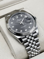 NEW 2026 Rolex Datejust 41mm 126334 Stainless Steel Jubilee Rhodium Diamond Dial