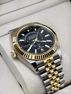 NEW 2026 Rolex Sky-Dweller 42mm 336933 Two-Tone Jubilee Black Dial
