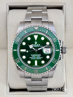 2019 Rolex Submariner “Hulk” 40mm 116610LV Green Dial