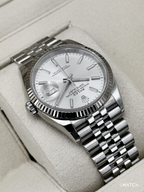 2021 Rolex Datejust 36mm 126234 Stainless Steel Jubilee Silver Dial