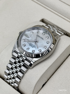 NEW 2026 Rolex Datejust 36mm 126234 Stainless Steel MOP Diamond Dial