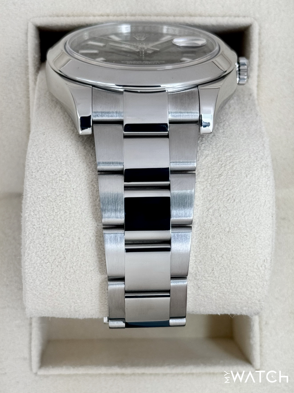 2014 Rolex Datejust II 41mm 116300 Stainless Steel Oyster Black Dial