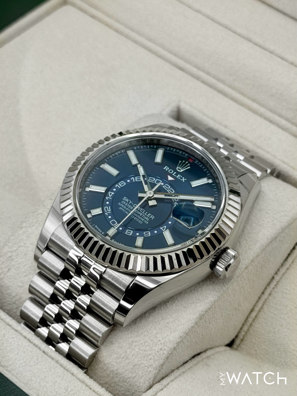 2024 Rolex Sky-Dweller 42mm 336934 Jubilee Blue Dial