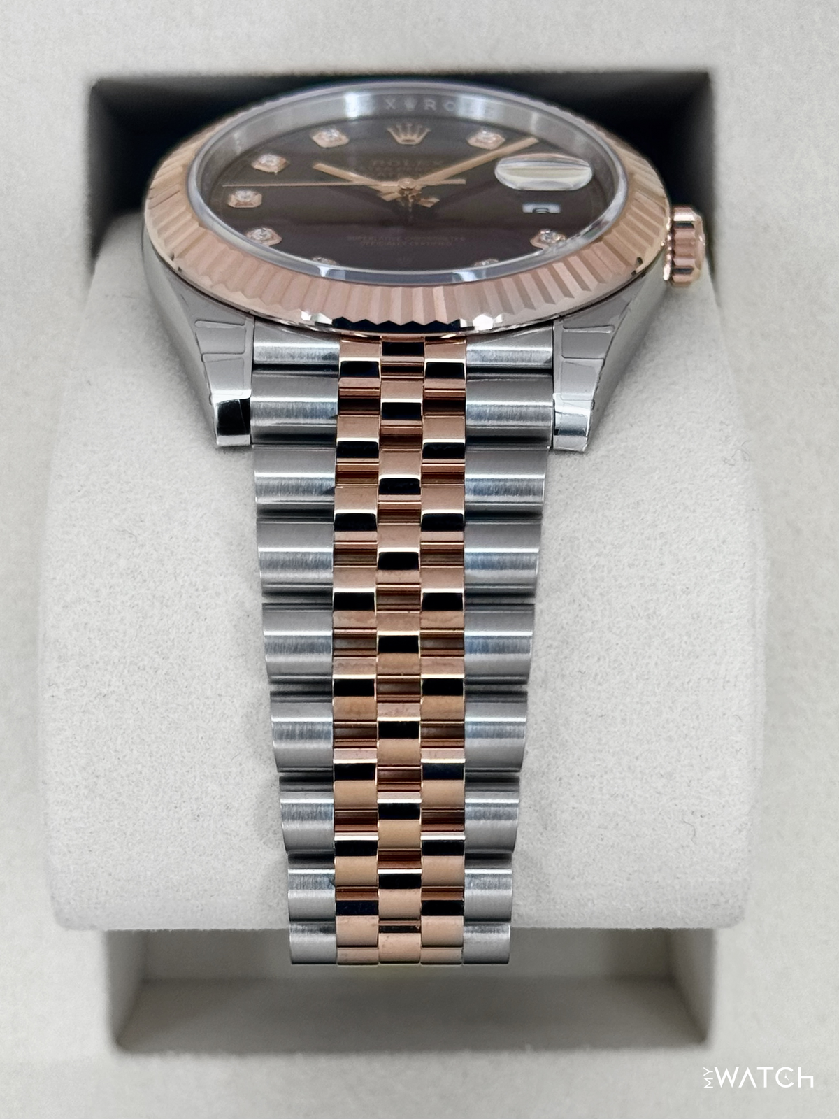 NEW 2025 Rolex Datejust 41mm 126331 Two-Tone Chocolate Diamond Dial (STICKERED)