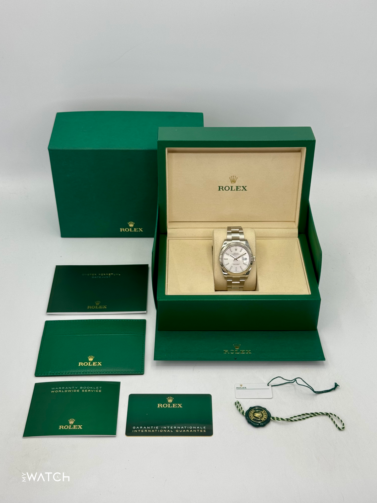 2025 Rolex Datejust 41mm 126334 Stainless Steel Oyster Silver Dial