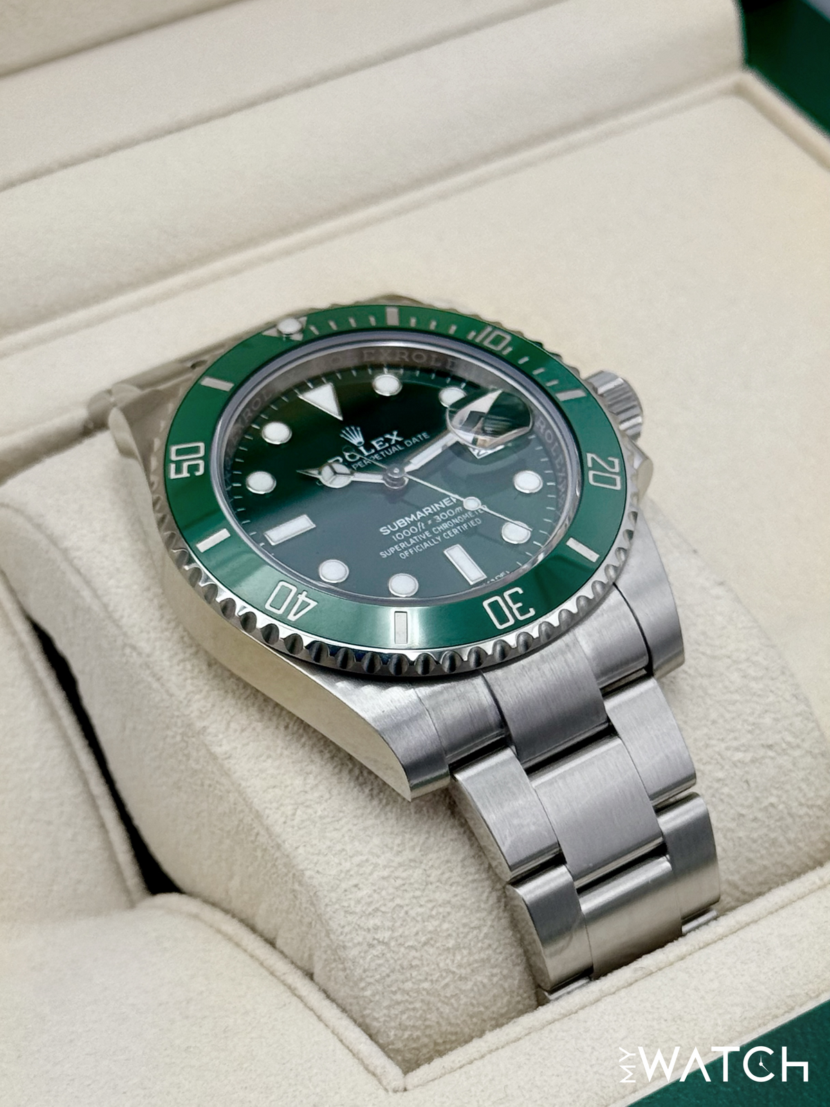 2020 Rolex Submariner “Hulk” 40mm 116610LV Green Dial