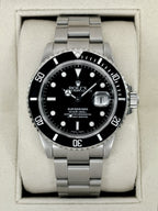 2000 Rolex Submariner 40mm 16610 Stainless Steel Black Dial