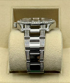 Rolex Datejust 41mm 126300 Diamonds Oyster Black Stick Dial
