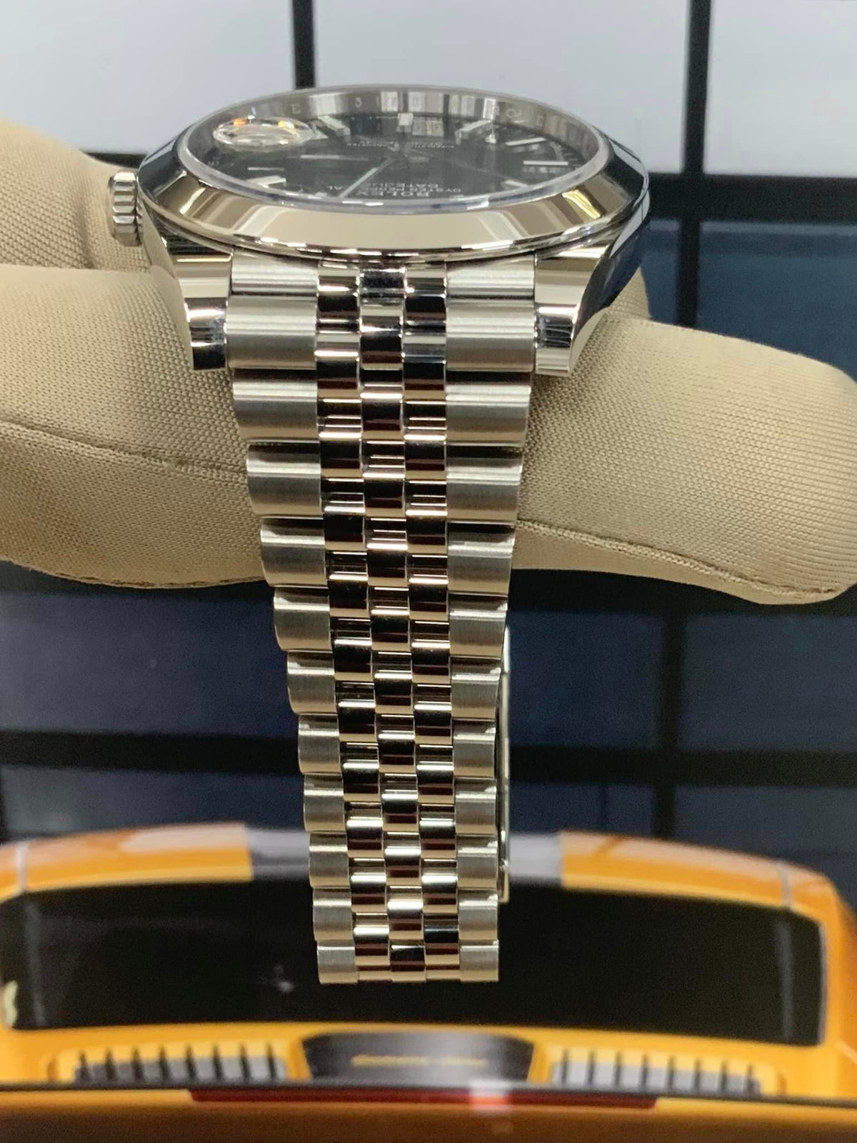 NEW 2022 Rolex Datejust 41mm 126300 Jubilee Black Stick Dial