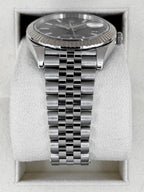 2021 Rolex Datejust 41mm 126334 Stainless Steel Jubilee Rhodium Dial