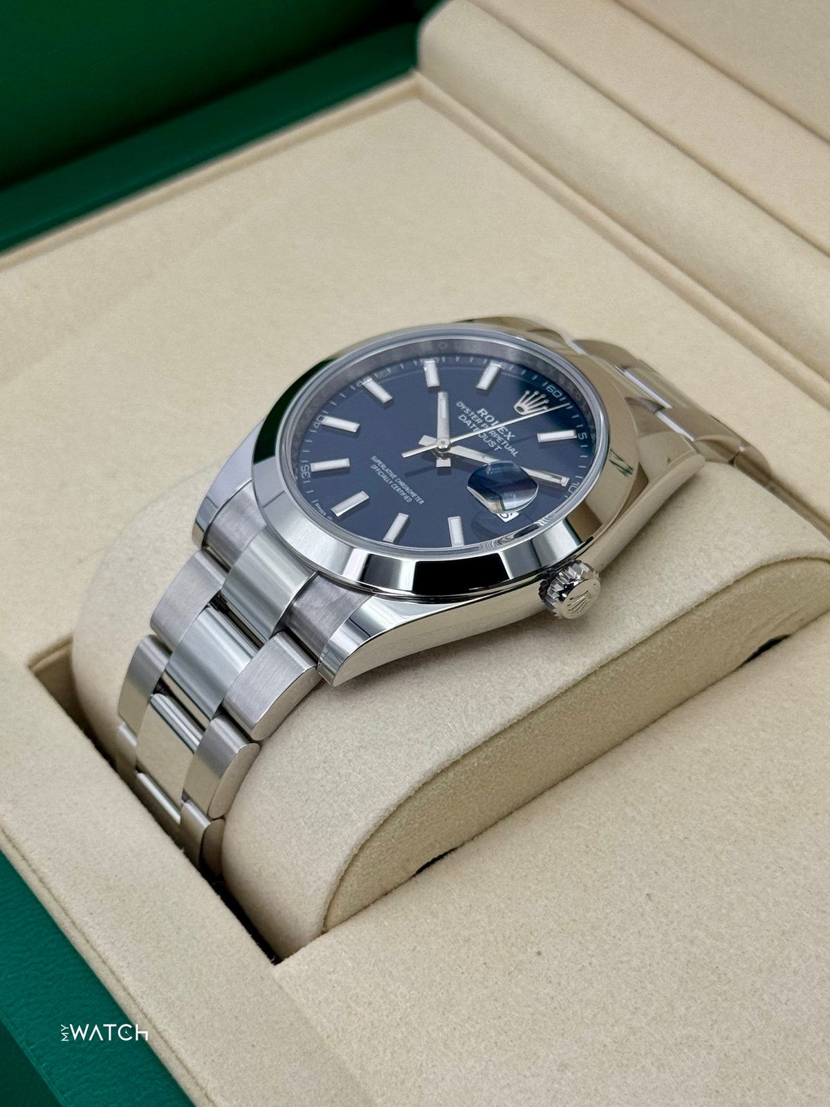 NEW 2025 Rolex Datejust 41mm 126300 Stainless Steel Oyster Blue Dial