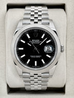 NEW 2026 Rolex Datejust 41mm 126300 Stainless Steel Jubilee Black Dial