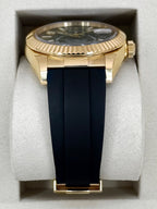 2025 Rolex Sky-Dweller 42mm 336238 Yellow Gold Oysterflex Green Dial