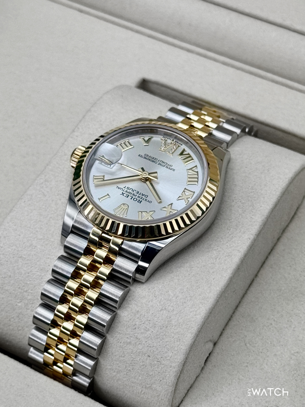 NEW 2026 Rolex Datejust 31mm 278273 Two-Tone Jubilee Silver Diamond