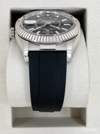2025 Rolex Sky-Dweller 42mm 336239 White Gold Oysterflex Black Dial