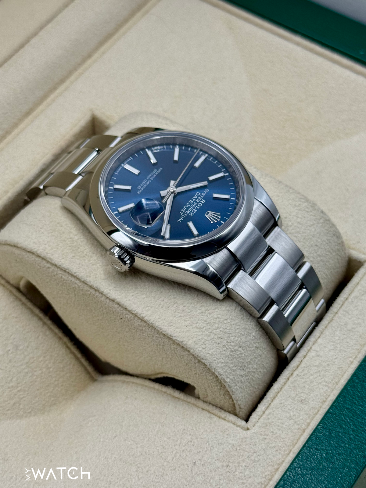 NEW 2025 Rolex Datejust 36mm 126200 Stainless Steel Oyster Blue Dial