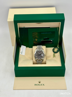 2023 Rolex Datejust 41mm 126300 Stainless Steel Jubilee Rhodium Dial