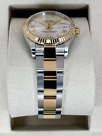 NEW 2026 Rolex Datejust 31mm 278273 Two-Tone Oyster Silver Diamond Dial