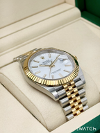 NEW 2026 Rolex Datejust 41mm 126333 Two-Tone Jubilee White Dial