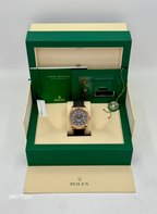 2021 Rolex Sky-Dweller 42mm 326235 Rose Gold Oysterflex Rhodium Dial