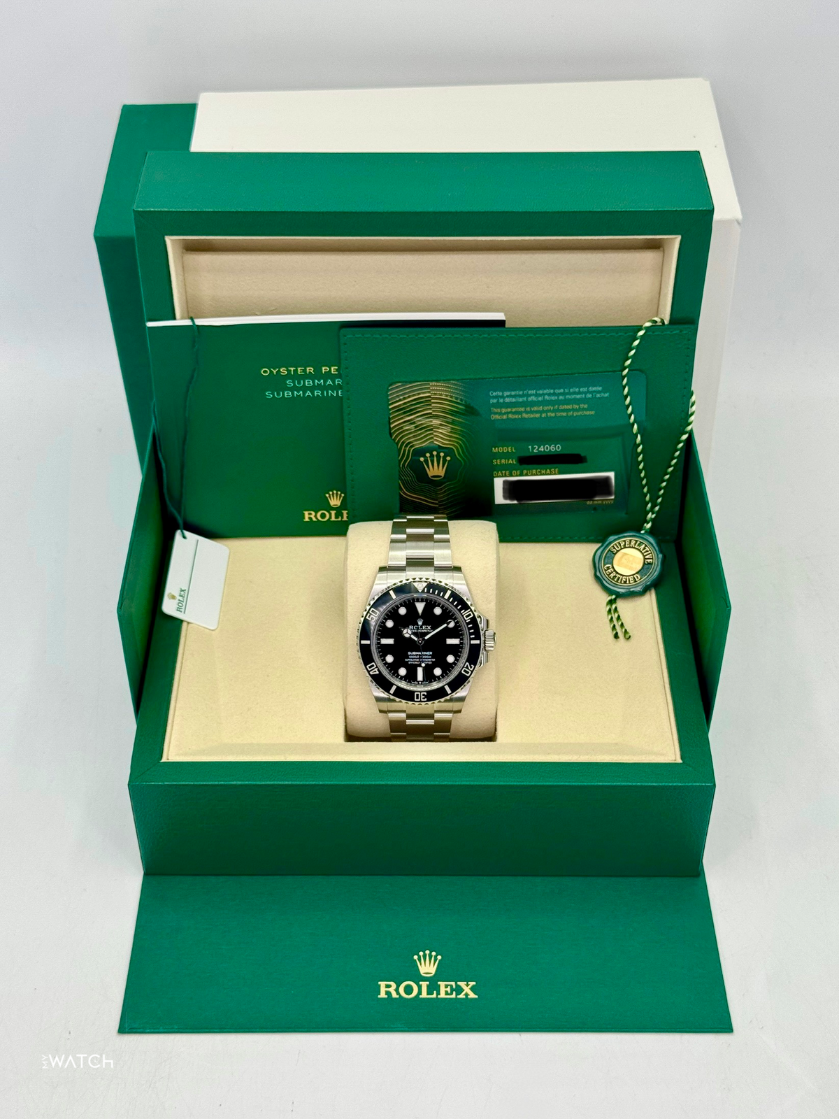 NEW 2025 Rolex Submariner 41mm 124060 Stainless Steel Black Dial (STICKERED)