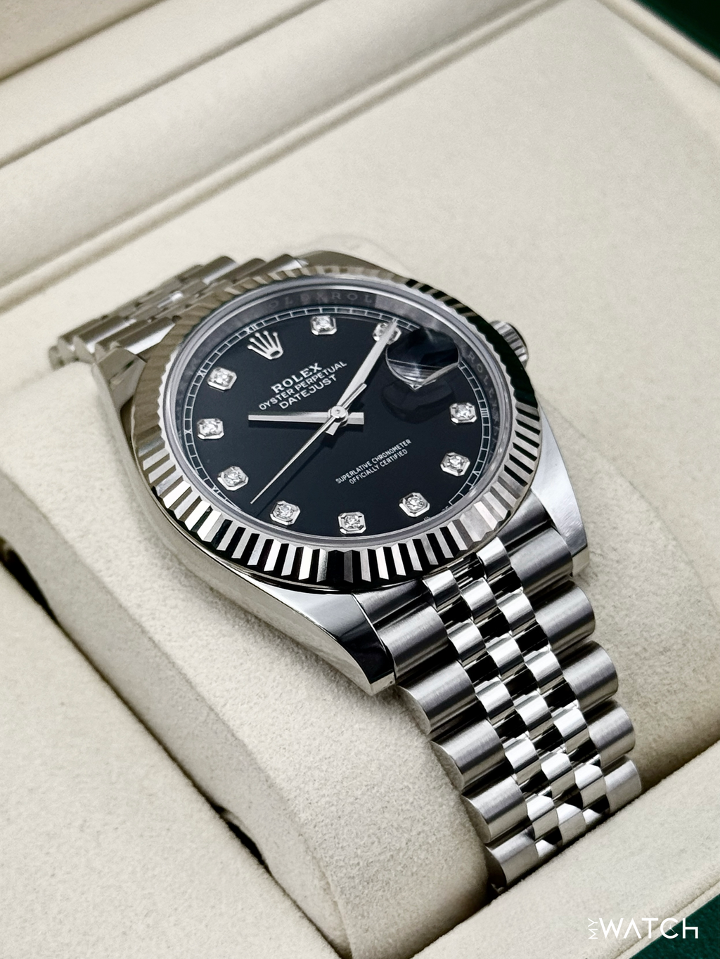 NEW 2026 Rolex Datejust 41mm 126334 Stainless Steel Jubilee Black Diamond Dial