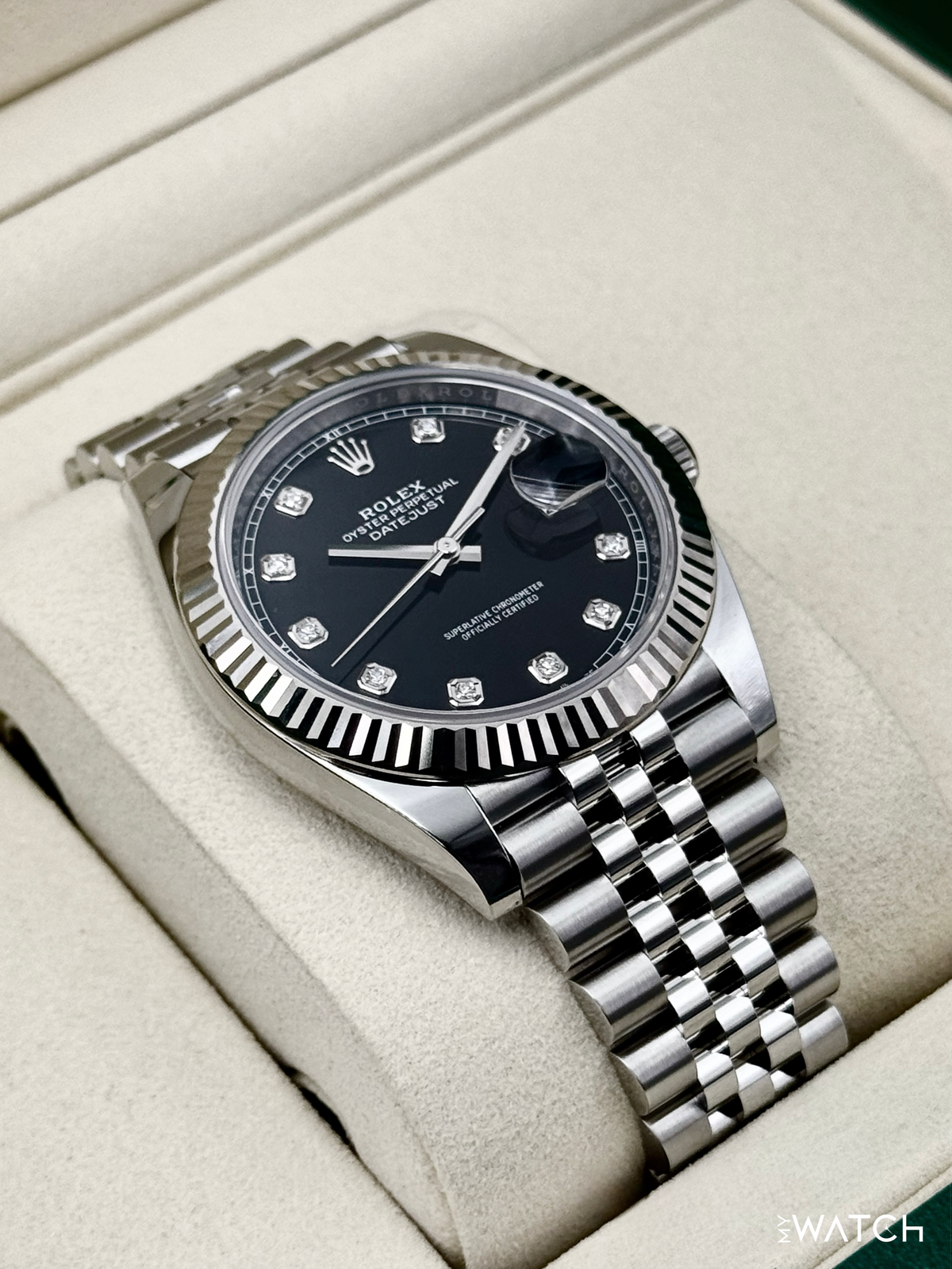 NEW 2026 Rolex Datejust 41mm 126334 Stainless Steel Jubilee Black Diamond Dial