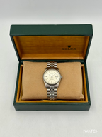 1970 Rolex Datejust 36mm 1603 Stainless Steel Jubilee Silver Linen Dial