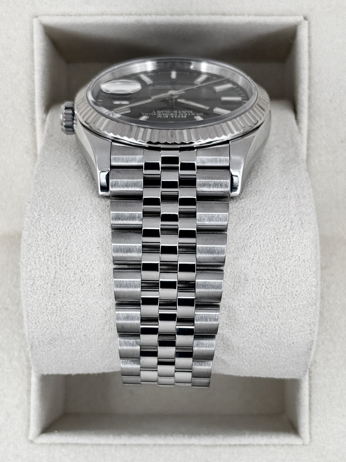 2019 Rolex Datejust 36mm 126234 Stainless Steel Jubilee Black Dial
