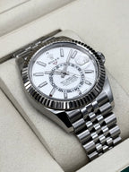 2026 Rolex Sky-Dweller 42mm 336934 Stainless Steel Jubilee White Dial