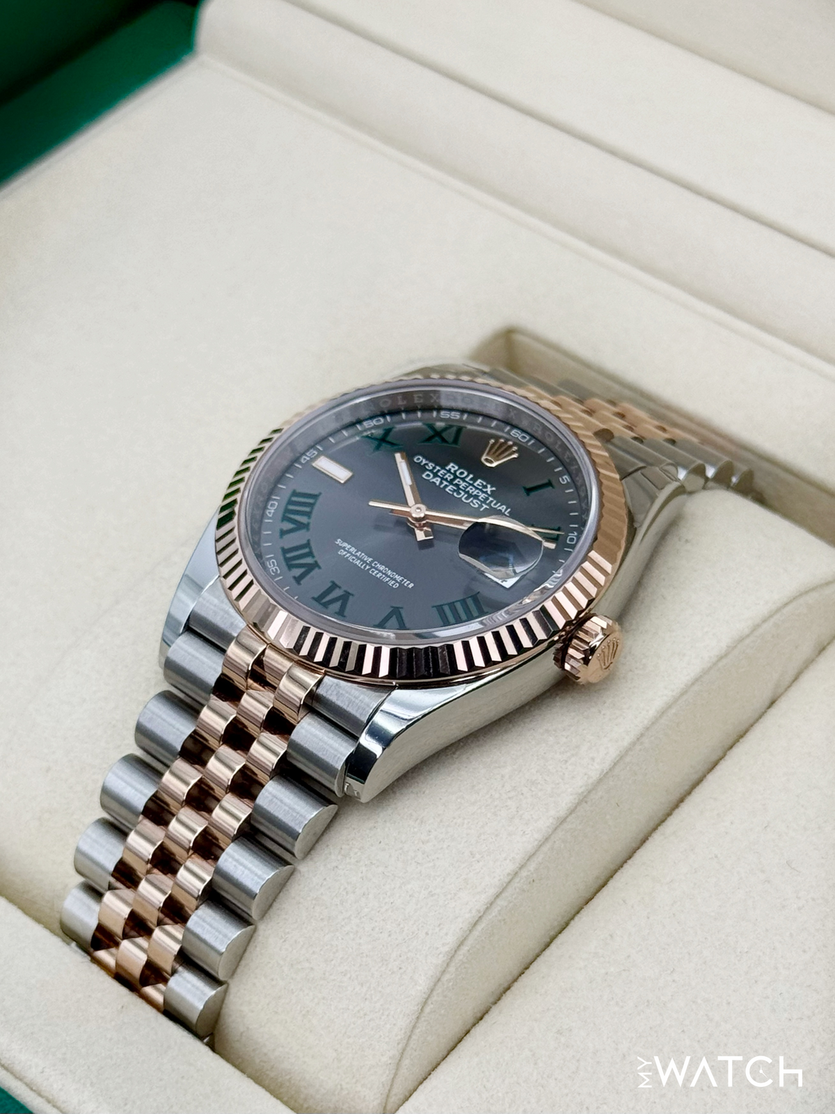 NEW 2026 Rolex Datejust 36mm 126231 Two-Tone Jubilee Wimbledon Dial