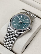 NEW 2026 Rolex Datejust 36mm 126234 Stainless Steel Jubilee Mint Green Dial