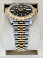 NEW 2026 Rolex Datejust 41mm 126333 Two-Tone Jubilee Black Dial