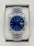 NEW 2026 Rolex Datejust 36mm 126200 Stainless Steel Jubilee Blue Dial