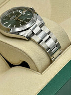 NEW 2023 Rolex Datejust 41mm 126300 Oyster Green Dial