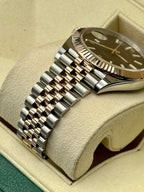 2020 Rolex Datejust 41mm 126331 Two-Tone Rose Gold Chocolate Dial