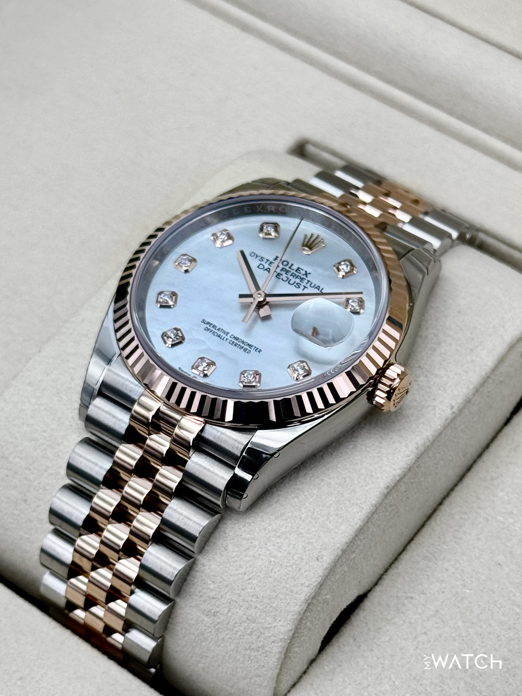 NEW 2026 Rolex Datejust 36mm 126231 Two-Tone MOP Diamond Dial (STICKERED)