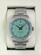 NEW 2026 Rolex Oyster Perpetual 41mm 134300 Pistachio Dial