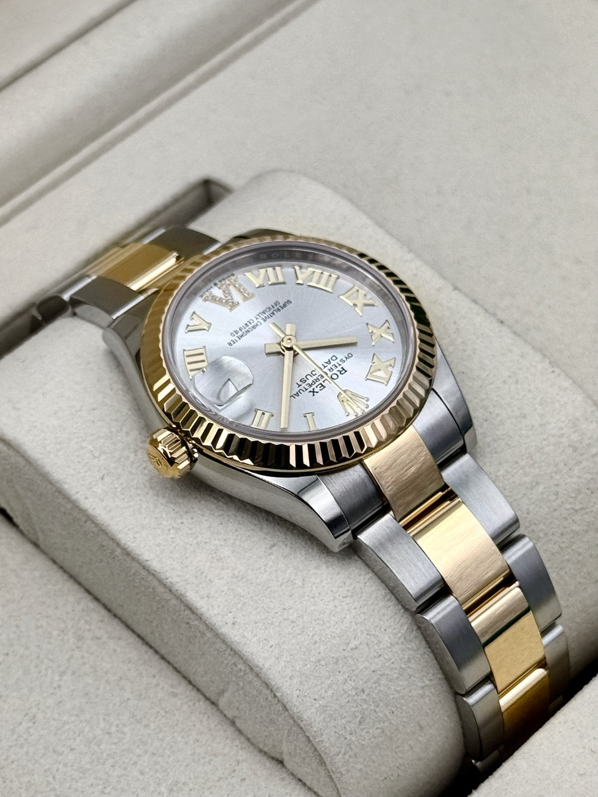 NEW 2026 Rolex Datejust 31mm 278273 Two-Tone Oyster Silver Diamond Dial