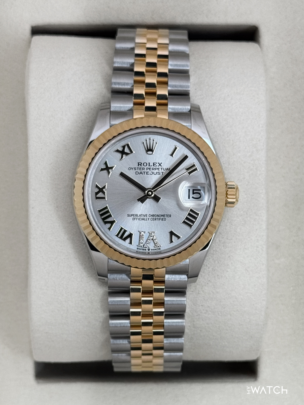 NEW 2026 Rolex Datejust 31mm 278273 Two-Tone Jubilee Silver Diamond