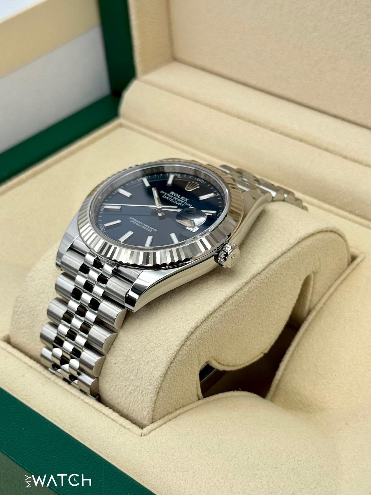 2024 Rolex Datejust 41mm 126334 Stainless Steel Jubilee Blue Dial