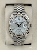 New 2025 Rolex Datejust 41mm 126334 Stainless Steel Jubilee Silver Dial
