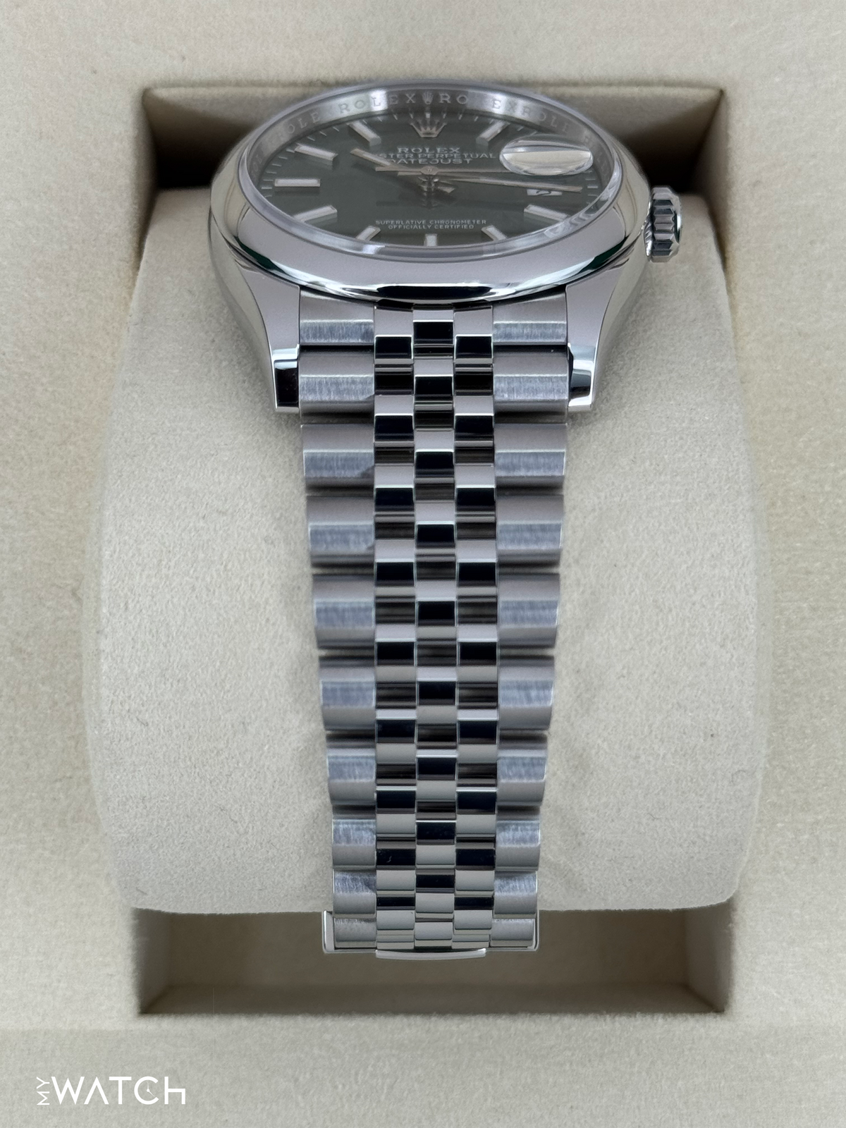 NEW 2026 Rolex Datejust 36mm 126200 Stainless Steel Jubilee Green Dial